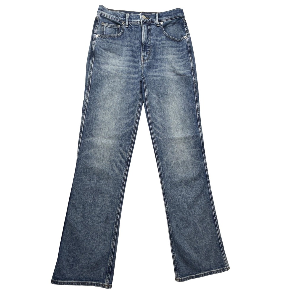 Good American Good Standard Bootcut Jeans Blue High Rise GC0WB175S 4/27 28x31.5
